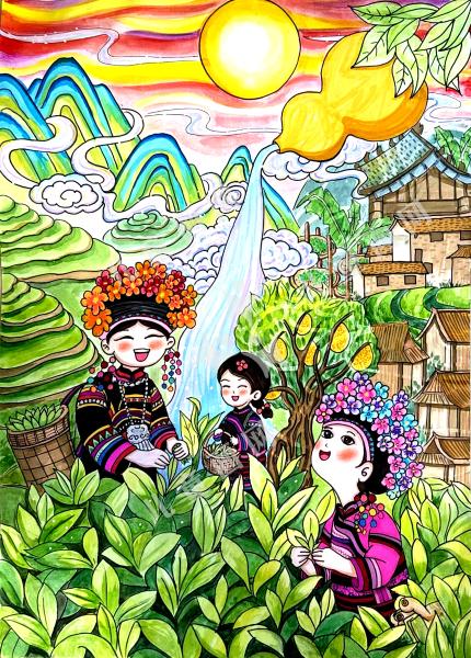 古寨茶香 和美景迈